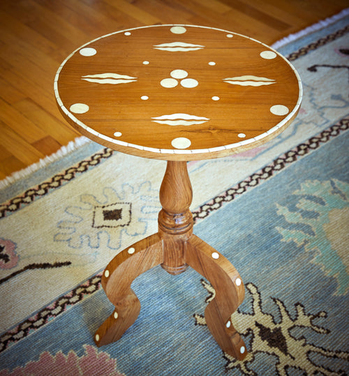bone inlay, bone inlaid, bone table, bone inlaid table, bone inlay table, moroccan table